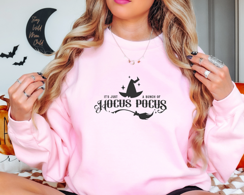 'Just a Bunch of Hocus Pocus' Halloween Sweatshirt - 4 Colour Options