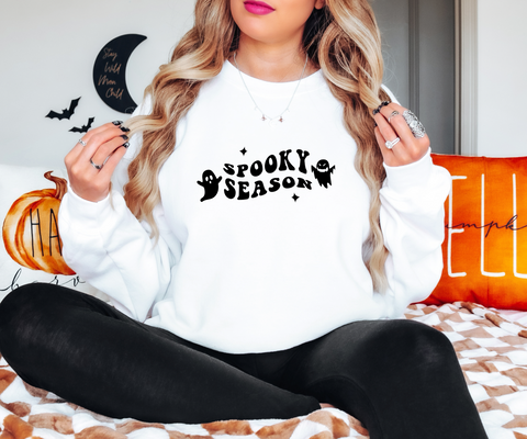 'Spooky Season' Cute Halloween Sweatshirt - 4 Colour Options